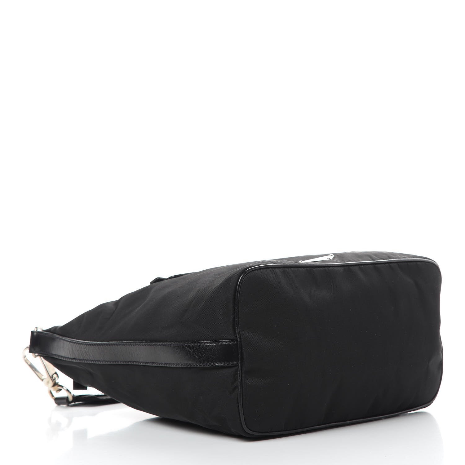 Prada Tessuto Nylon Vitello Hobo Black 4 of 10