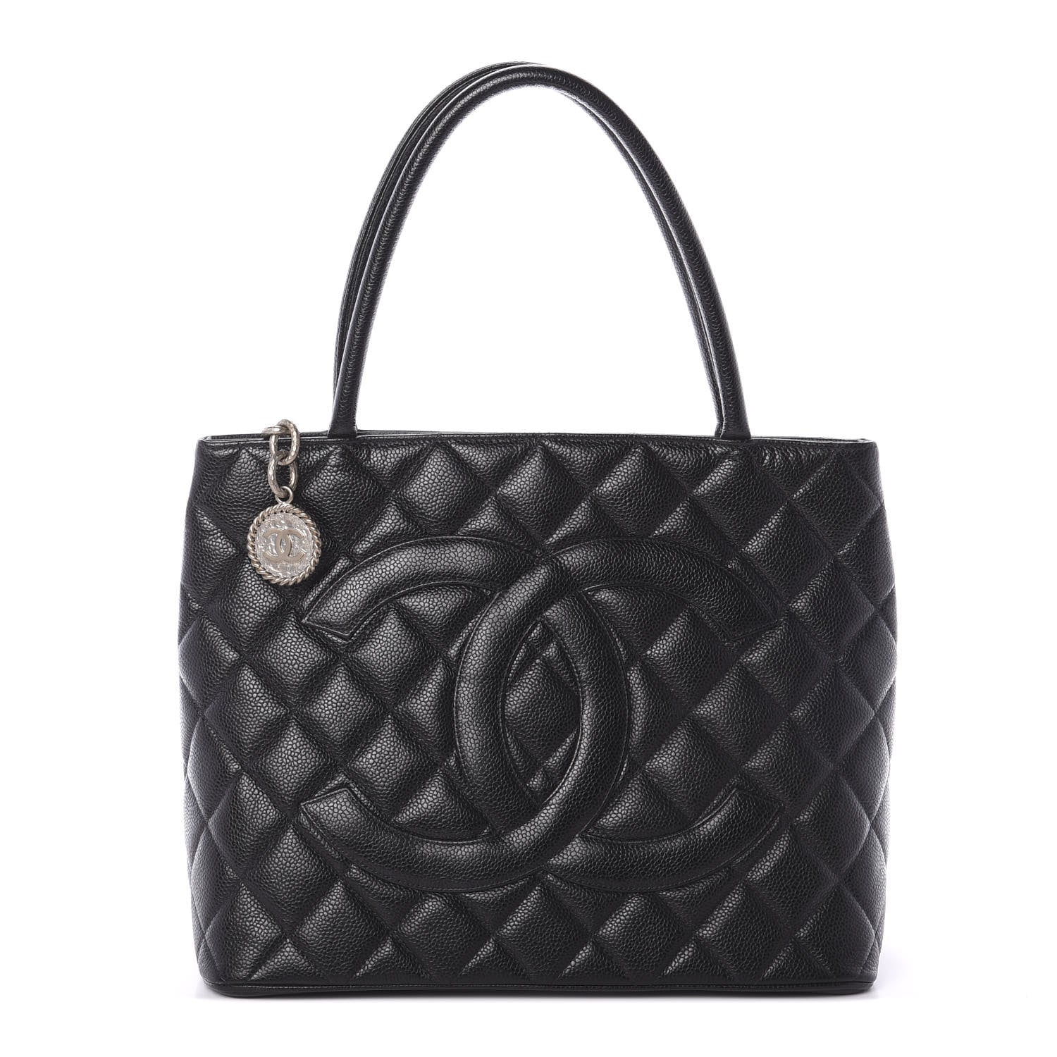 Chanel Caviar Quilted Medallion Tote Black 1 of 10