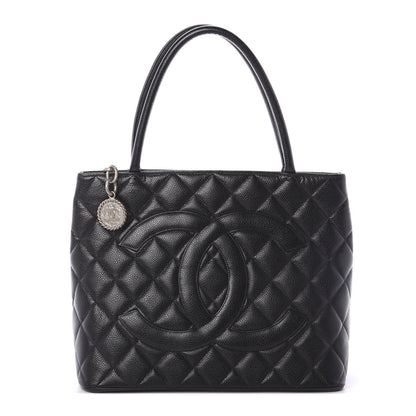 Chanel Caviar Quilted Medallion Tote Black 1 of 10