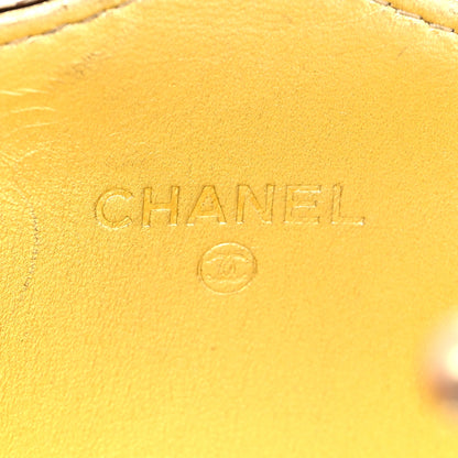 Chanel Metal Seashell Kiss Lock CC Chain Fringe Minaudiere Clutch Gold 6 of 11