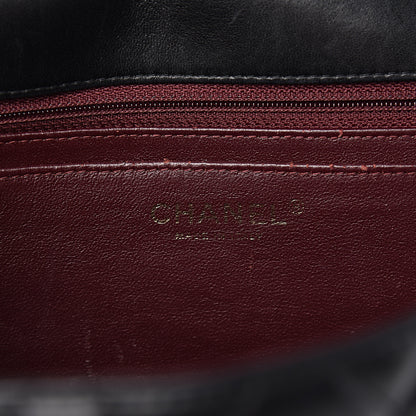 Chanel Lambskin Quilted Maxi Single Flap Black 6 of 13