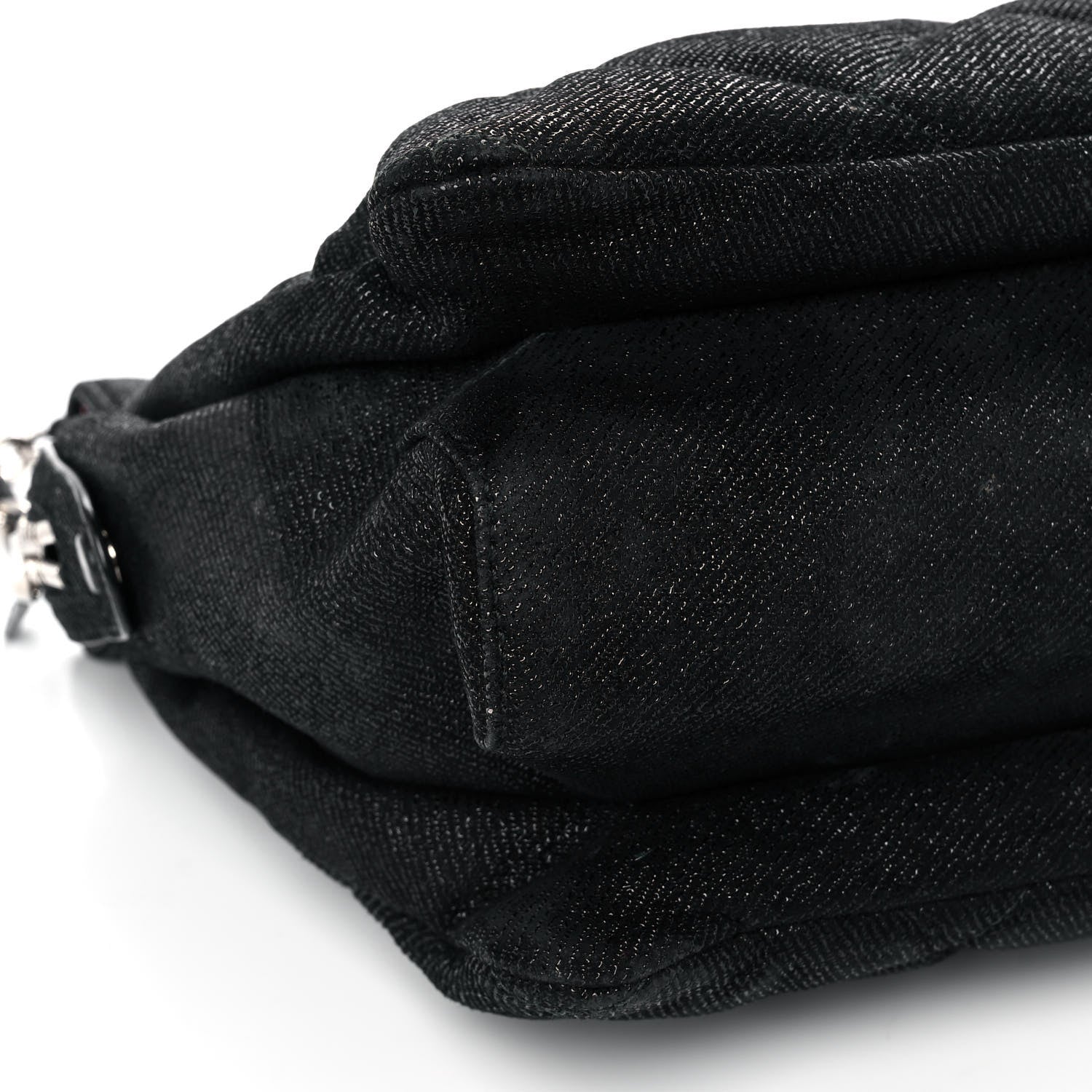 Salvatore Ferragamo Canvas Melike Vara Bow Chain Tote Black 9 of 10