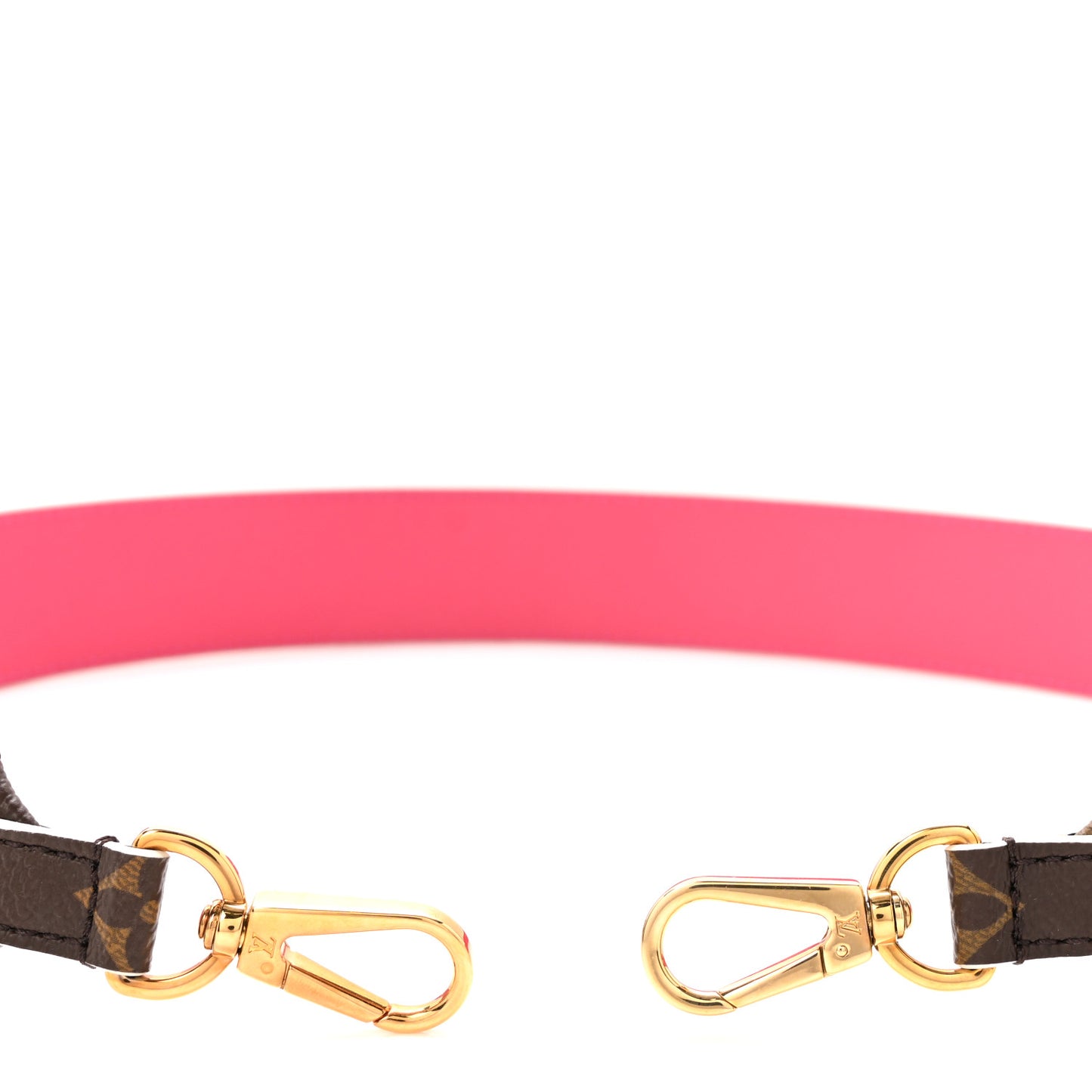 Monogram Bandouliere Shoulder Strap Hot Pink