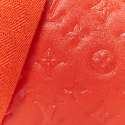 Louis Vuitton Lambskin Embossed Monogram Coussin PM Red 9 of 11