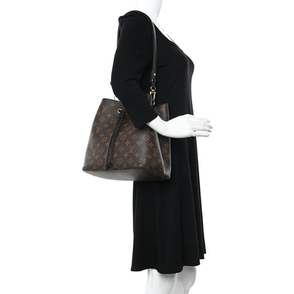 Louis Vuitton Monogram Neonoe MM Black 2 of 13