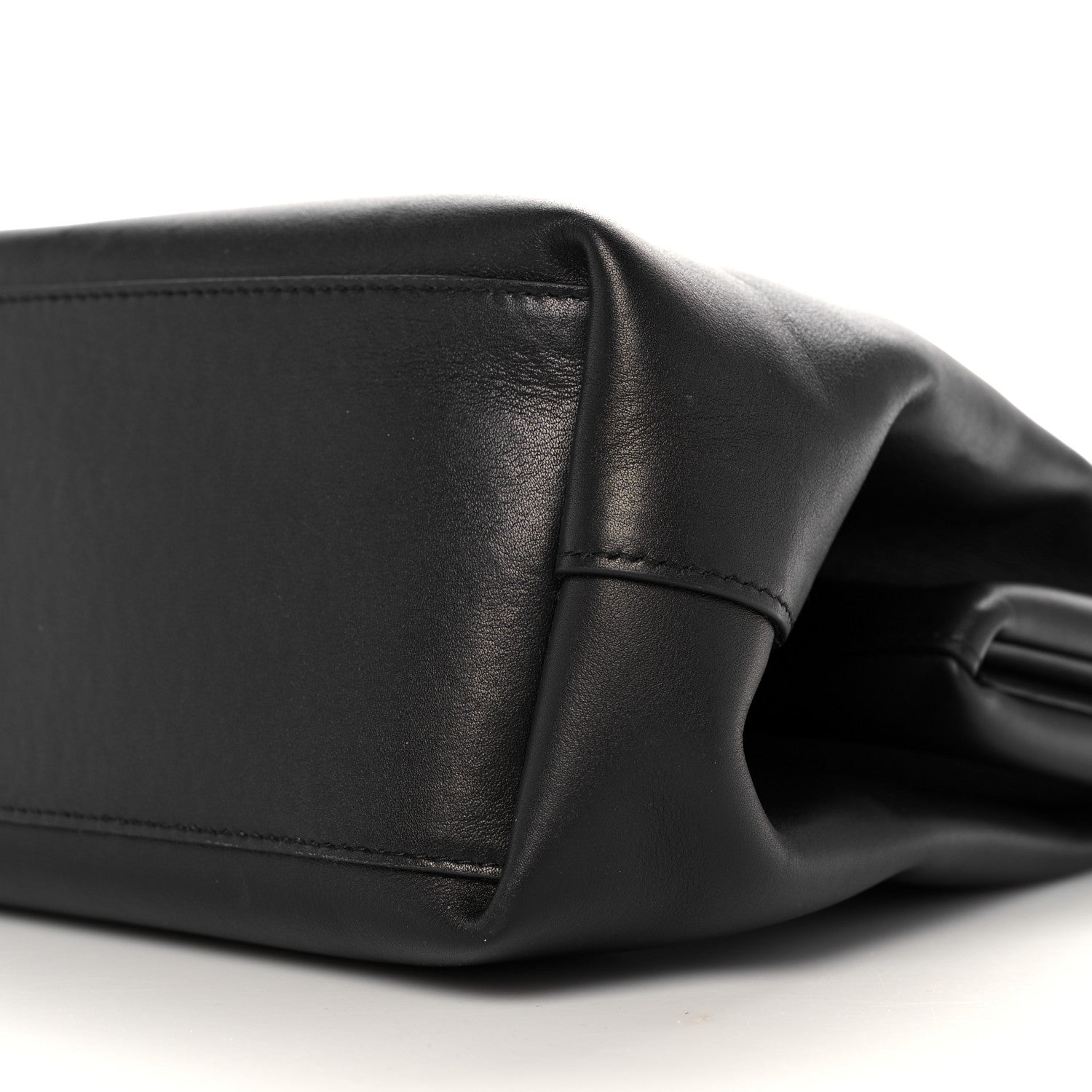 Bottega Veneta Calfskin Large The Point Triangle Bag Black 7 of 7