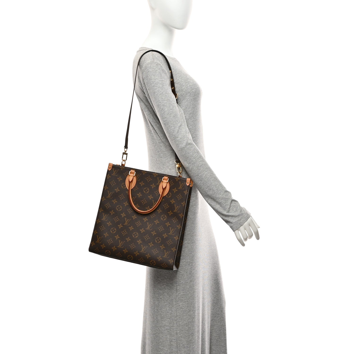 Louis Vuitton Monogram Sac Plat PM 2 of 9