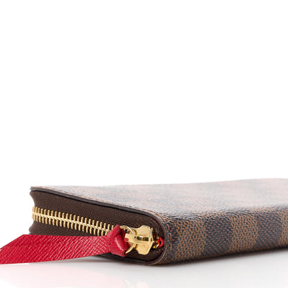 Louis Vuitton Damier Ebene Clemence Wallet Cherry 8 of 10