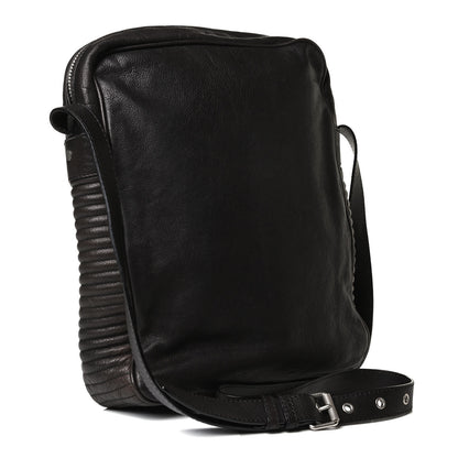 Burberry Grained Calfskin Crossbody Bag Black Brown 4 of 10