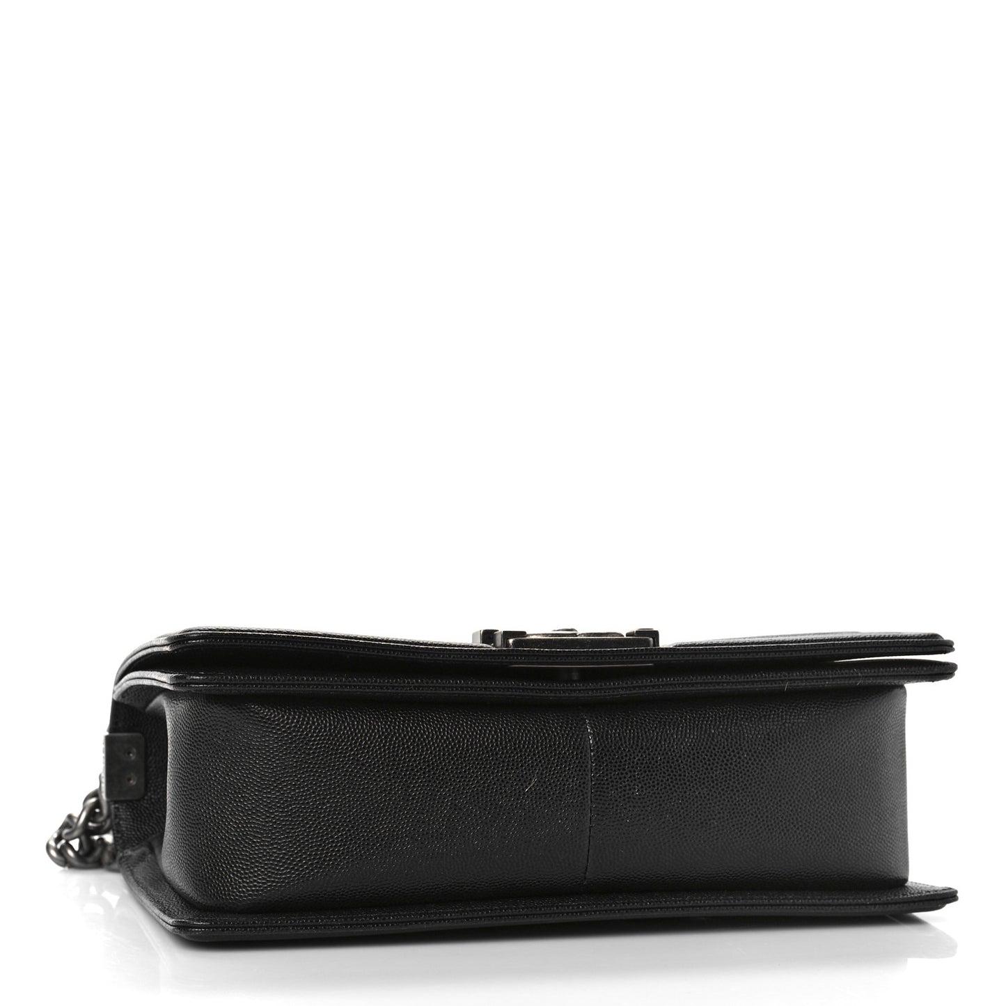 Caviar Quilted Medium Boy Flap Black