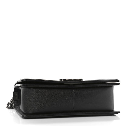 Chanel Caviar Quilted Medium Boy Flap Black 4 of 10