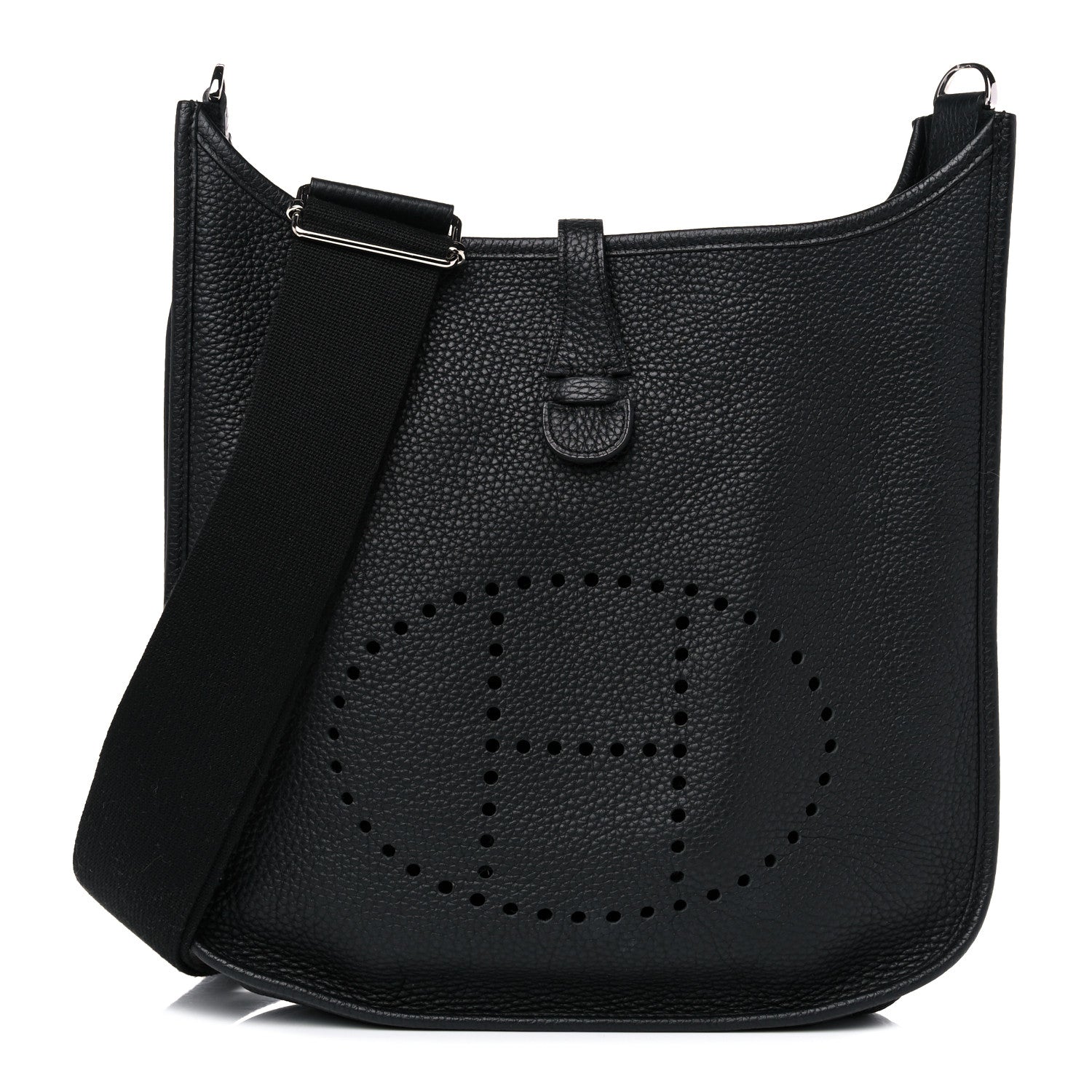 Hermes Taurillon Clemence Evelyne III PM Black 1 of 12