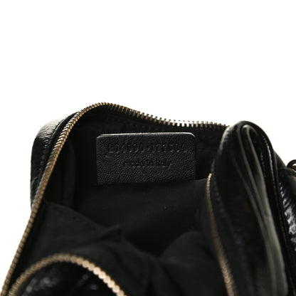 Saint Laurent Textured Patent Monogram Mini Wristlet Black 7 of 12