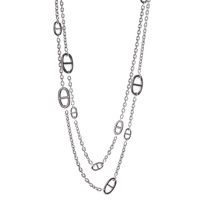 Hermes Sterling Silver Farandole Necklace 120 1 of 6