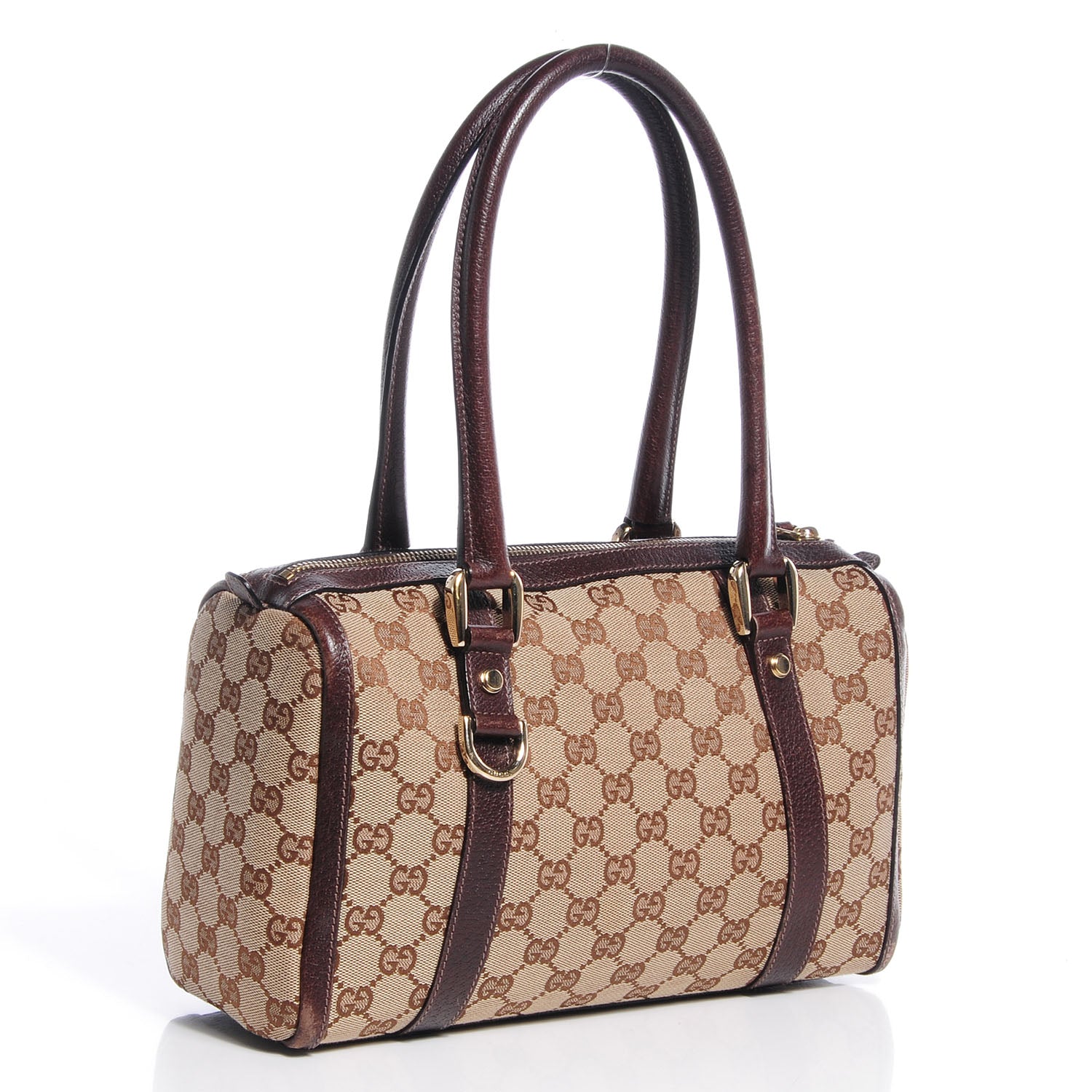 Gucci Monogram Small Abbey Boston Brown 3 of 9