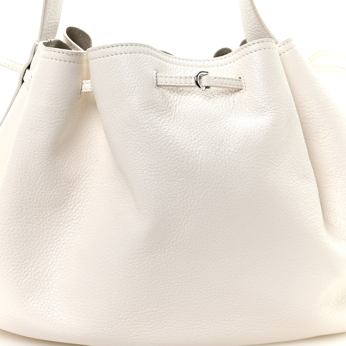 Calfskin Pumpkin Bag Ivory