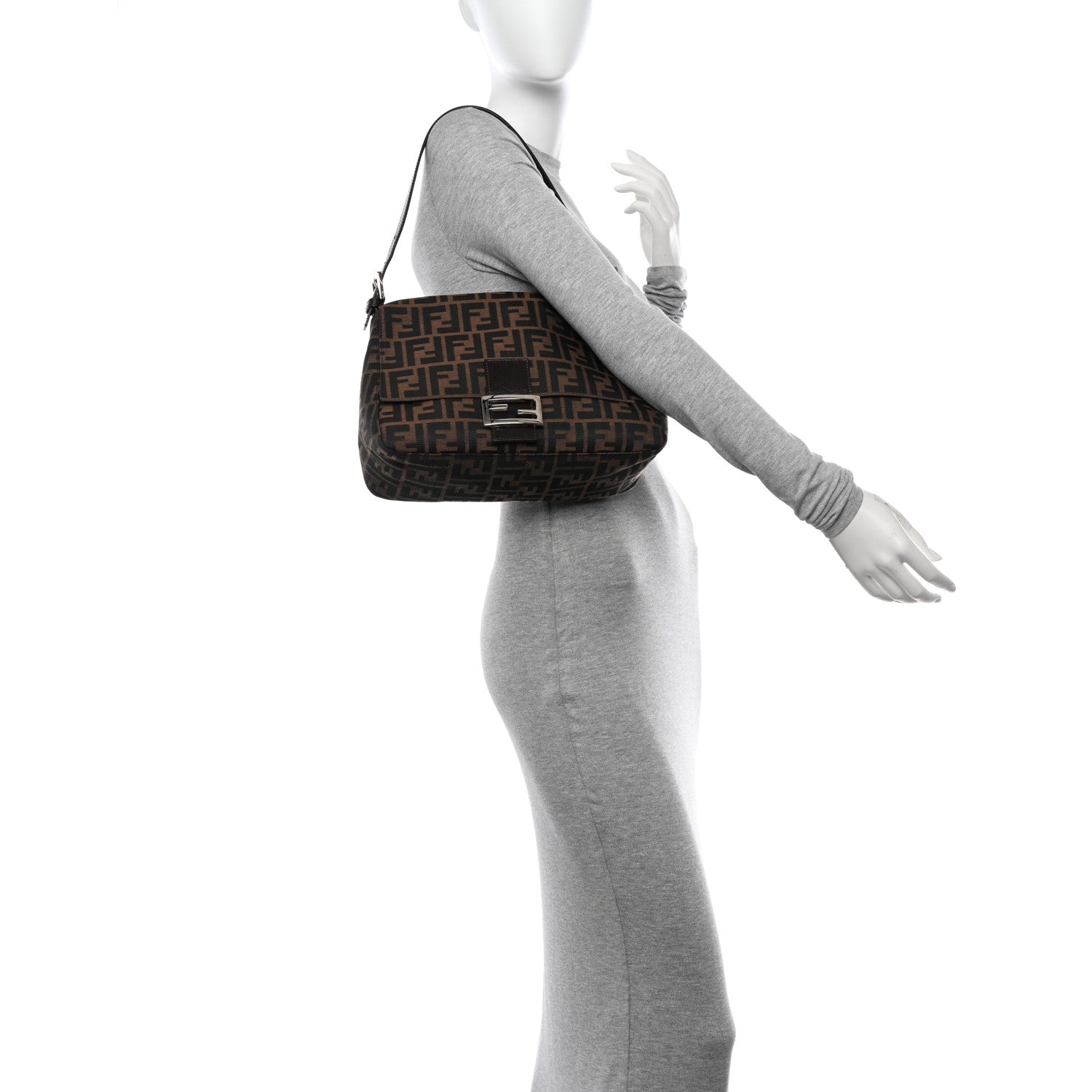 Fendi Zucca Mama Baguette Tobacco 2 of 12