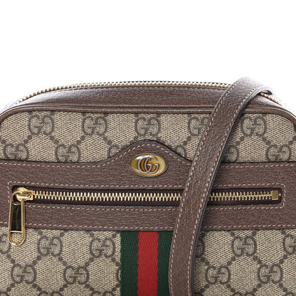 Gucci GG Supreme Monogram Web Mini Ophidia Shoulder Bag Brown 11 of 11