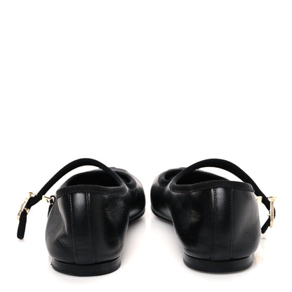 Chanel Lambskin Mary Jane Flats 40 Black 6 of 10