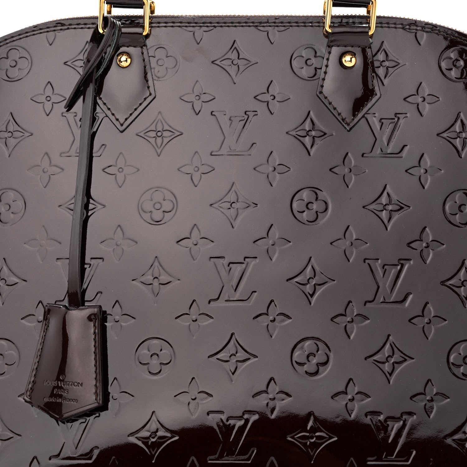Louis Vuitton Vernis Alma GM Amarante 8 of 13