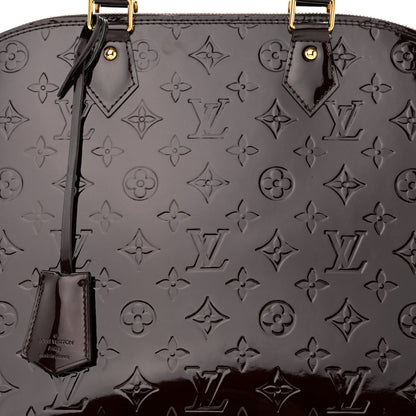 Louis Vuitton Vernis Alma GM Amarante 8 of 13