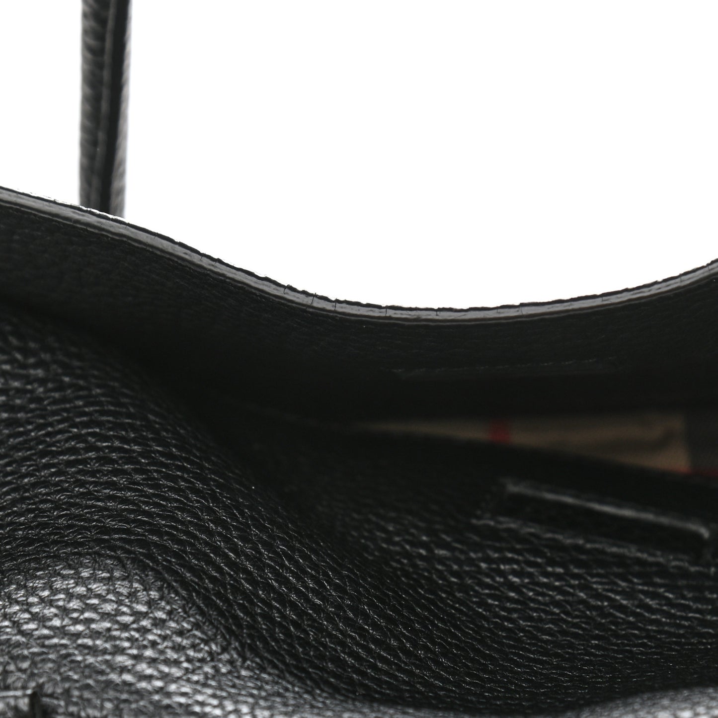 London Grainy Calfskin Medium Baynard Tote Black