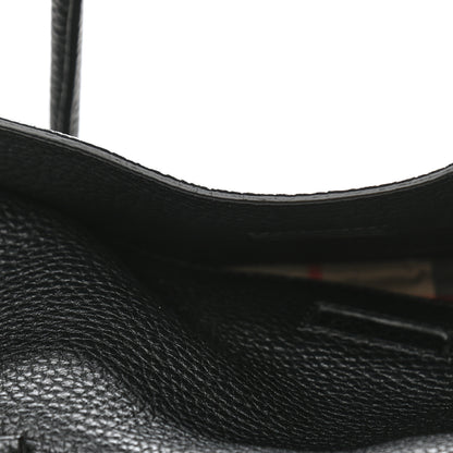 Burberry London Grainy Calfskin Medium Baynard Tote Black 13 of 14