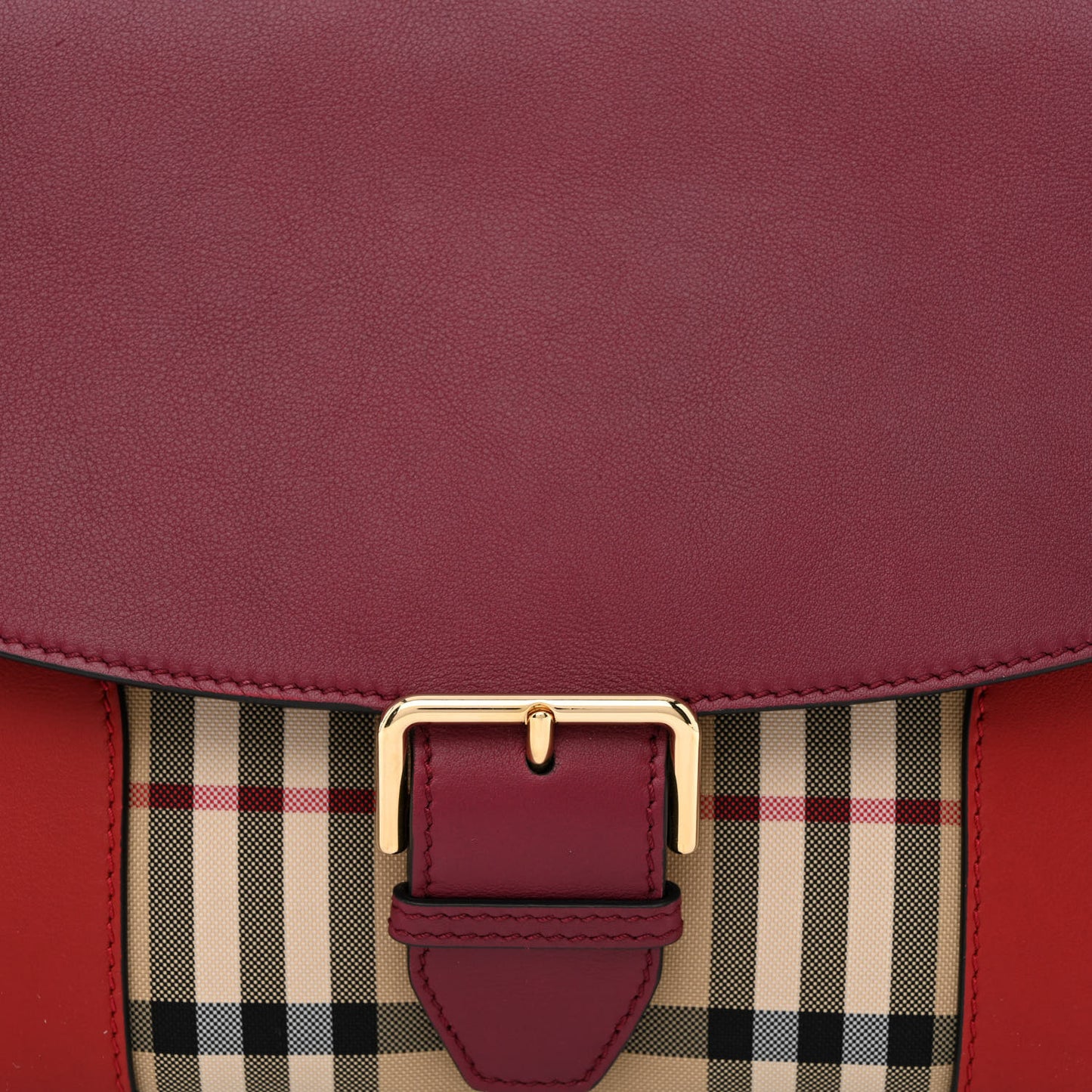 Horseferry Check Medium Dickens Crossbody Bag Parade Red
