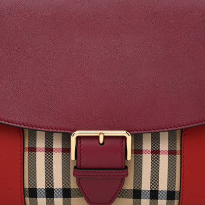 Burberry Horseferry Check Medium Dickens Crossbody Bag Parade Red 9 of 11