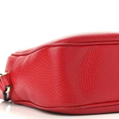 Gucci Pebbled Calfskin Small Soho Disco Bag Tabasco Red 13 of 14