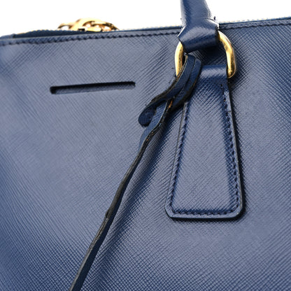 Prada Saffiano Lux Large Galleria Double Zip Tote Bluette 22 of 28