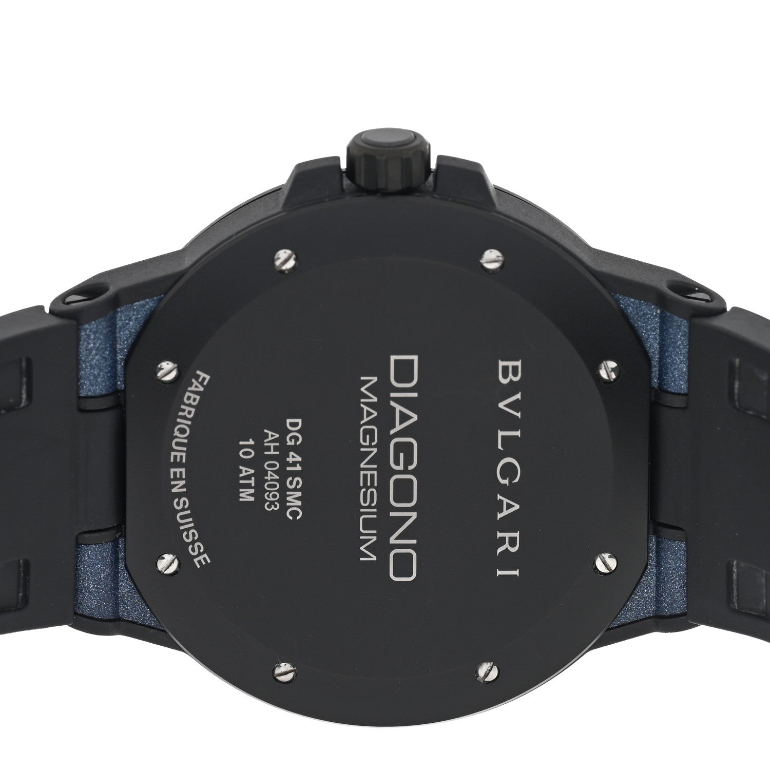 Bulgari Ceramic Rubber 41mm Diagono Magnesium Automatic Watch Grey 4 of 4