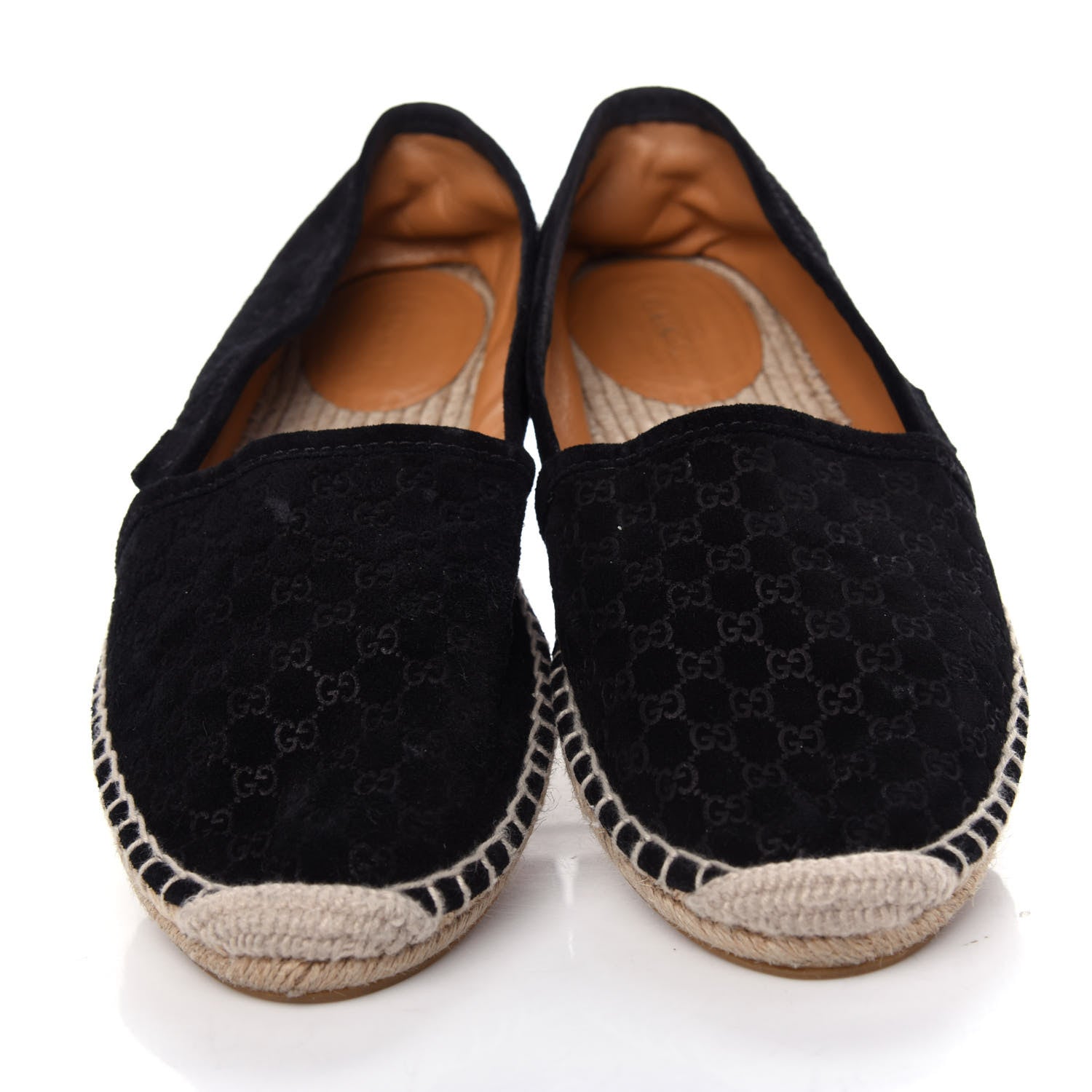 Gucci Suede Microguccissima Espadrilles 37.5 Black 5 of 10