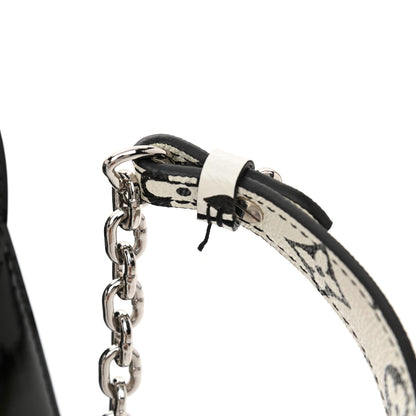 Louis Vuitton Patent Monogram Twist Shoulder Bag PM Black 9 of 10