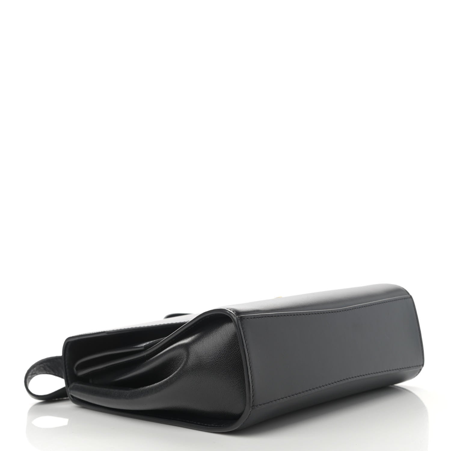Bottega Veneta Box Calfskin Nappa Clip Bag Black 4 of 9