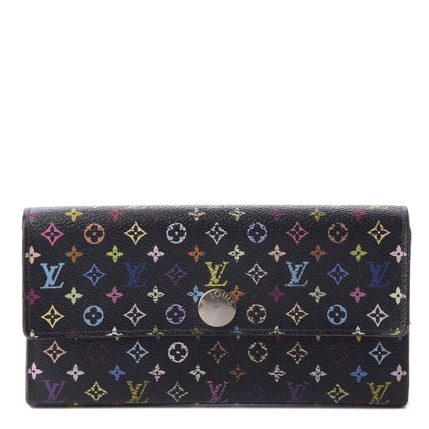Monogram Multicolor Sarah Wallet Black Grenade