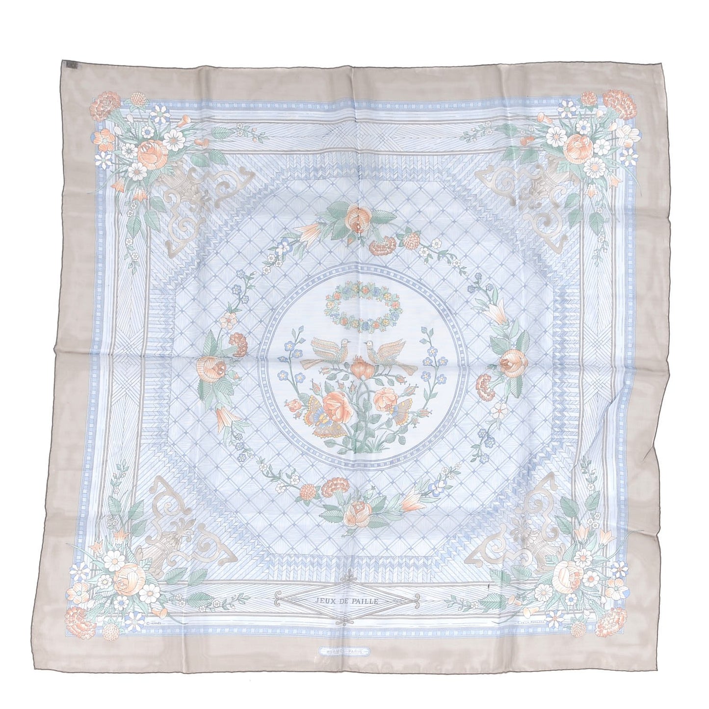 Silk Jeux De Paille 90 Scarf