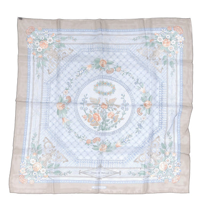 Hermes Silk Jeux De Paille 90 Scarf 1 of 5