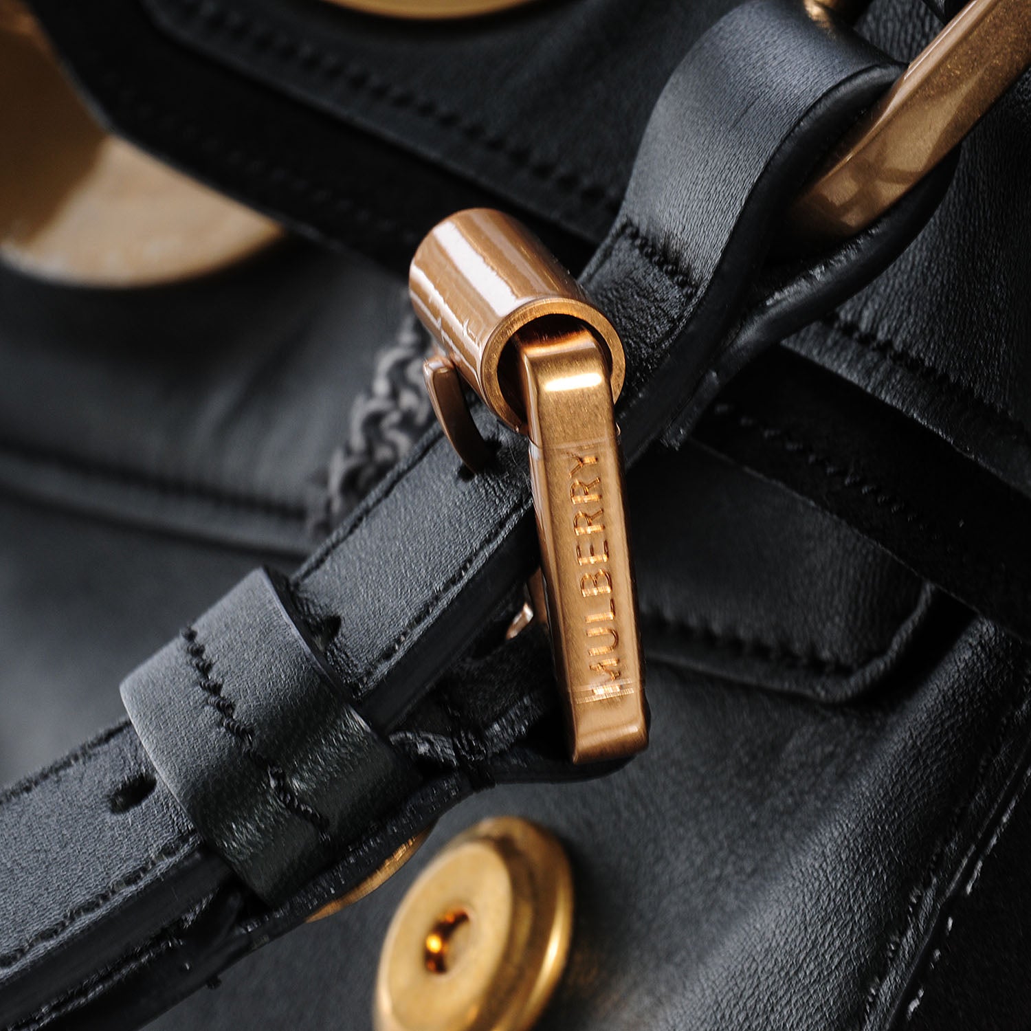 Mulberry Nappa and Suede Alexa Satchel Evergreen 9 of 15
