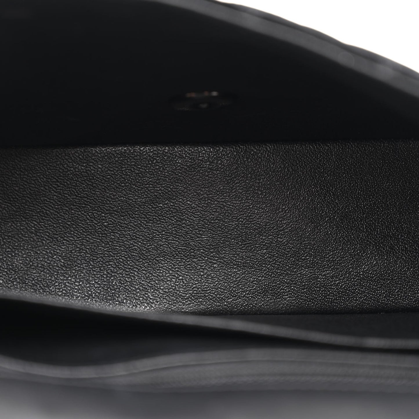 Velvet Quilted Mini Rectangular Flap So Black