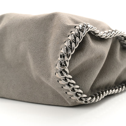 Stella McCartney Shaggy Deer Mini Falabella Fold Over Tote Light Grey 10 of 11