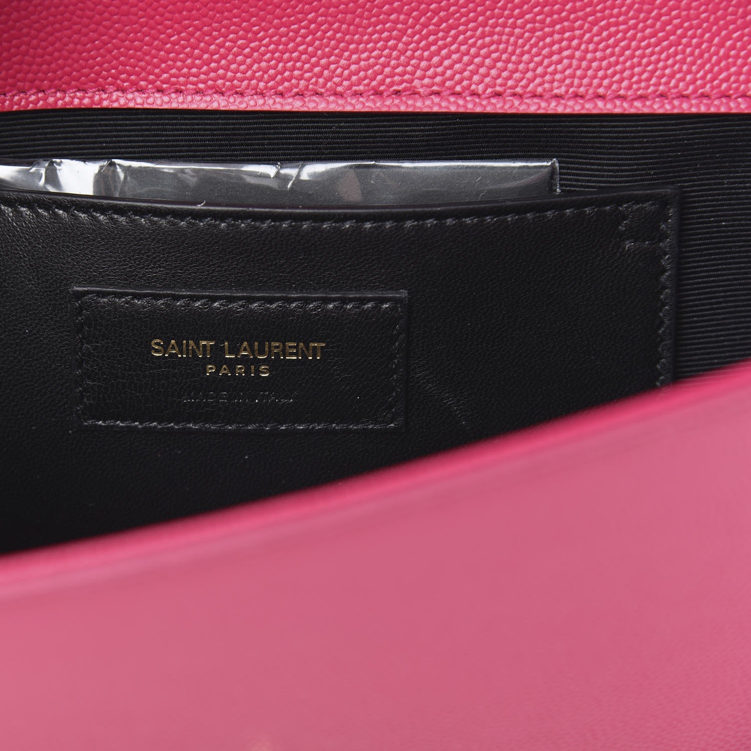 Saint Laurent Grain De Poudre Classic Monogram Cassandre Clutch Lipstick Fuchsia 6 of 10
