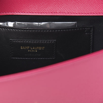 Saint Laurent Grain De Poudre Classic Monogram Cassandre Clutch Lipstick Fuchsia 6 of 10