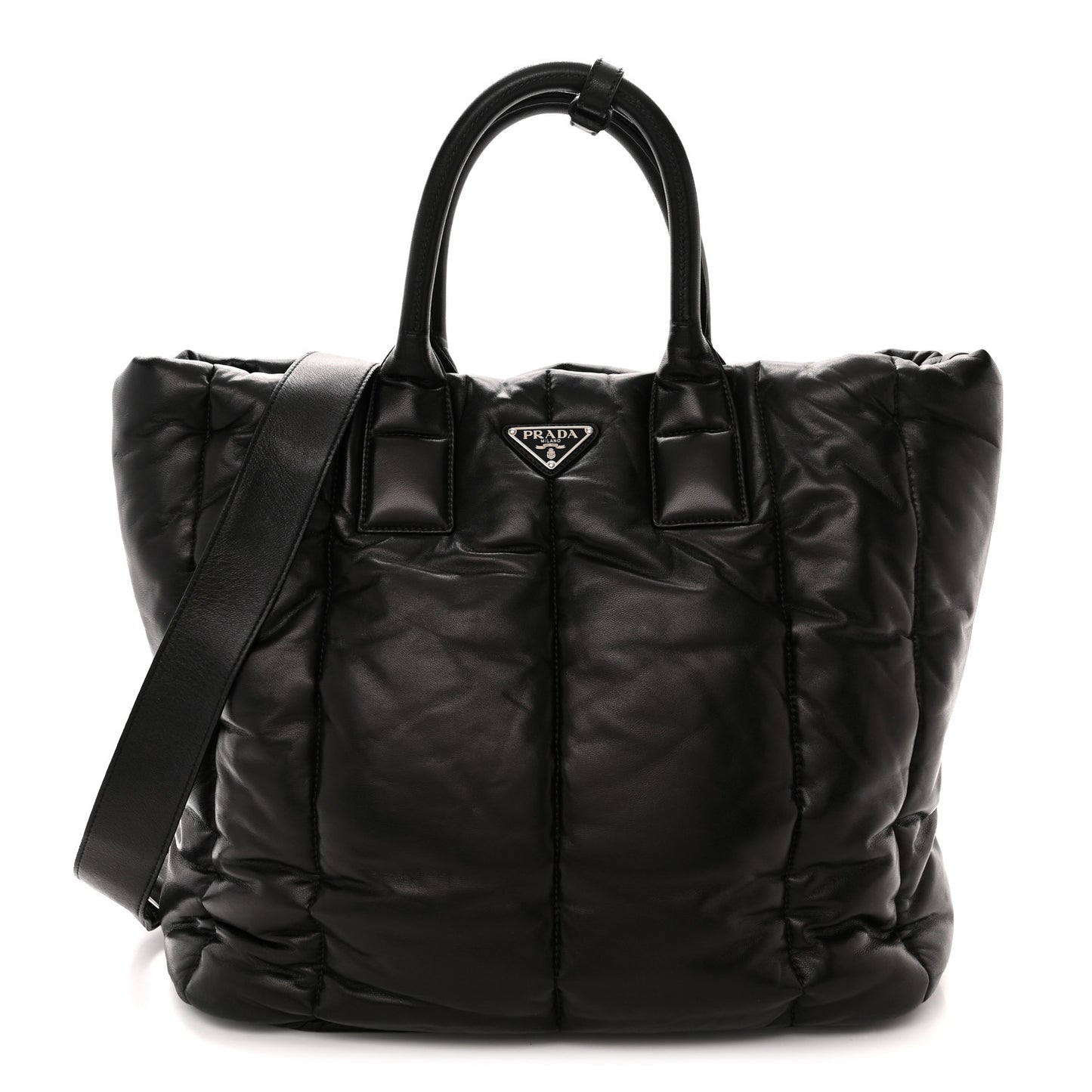 Nappa Bomber North South Tote Black