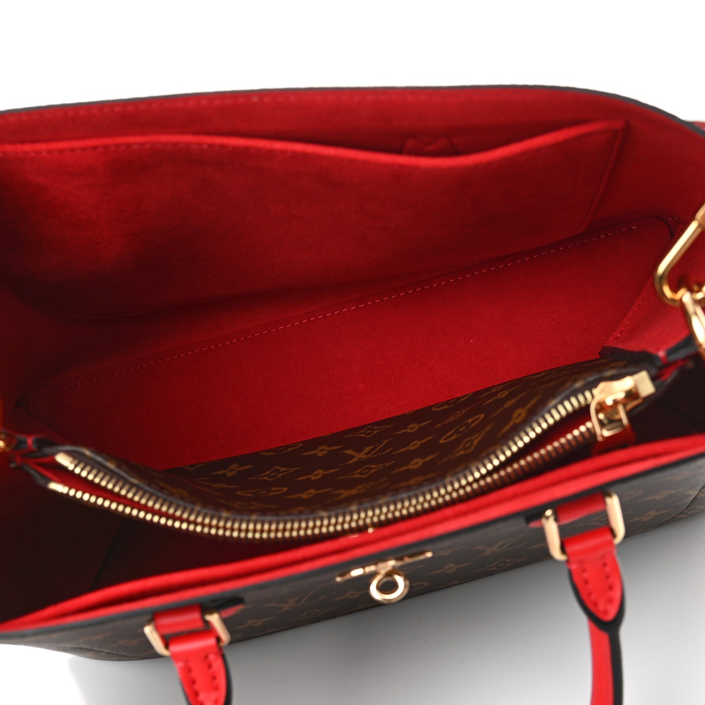 Monogram Flower Tote Coquelicot