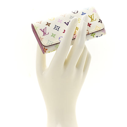 Louis Vuitton Monogram Multicolor Multicles 4 Key Holder White Litchi 2 of 8