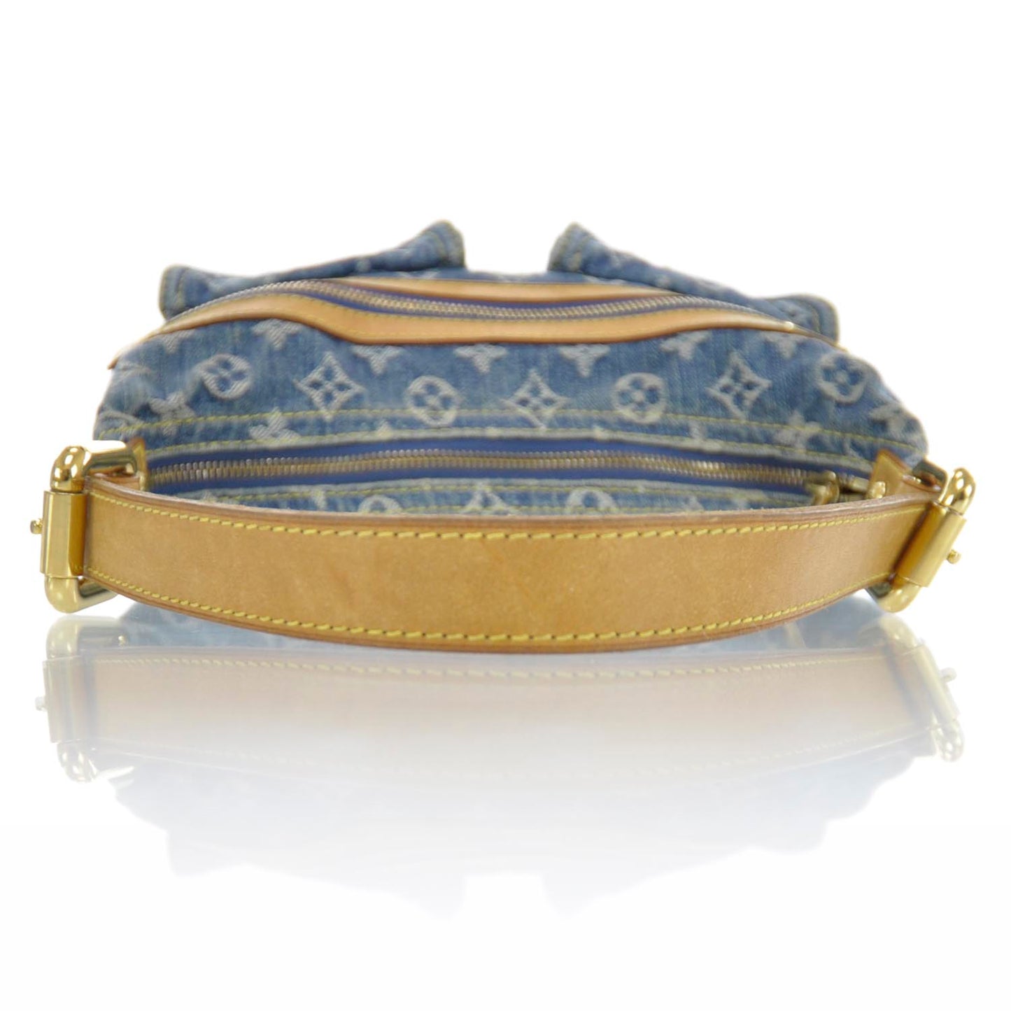 Monogram Denim Baggy PM Blue