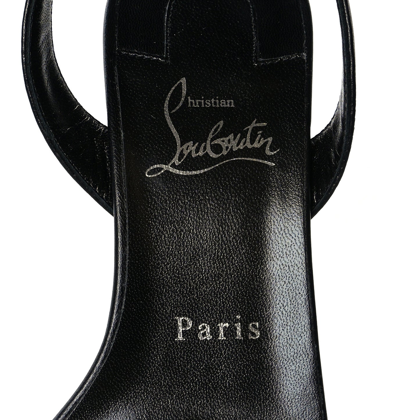 Calfskin O Marilyn 85 Slingback Sandals 38 Black