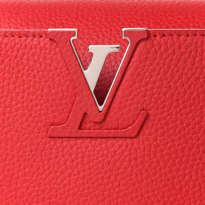 Louis Vuitton Taurillon Capucines PM Rubis 8 of 10