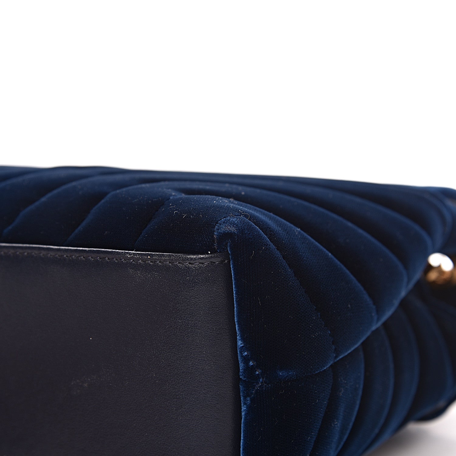 Saint Laurent Velvet Y Quilted Monogram Small Loulou Chain Satchel Medium Blue 19 of 21